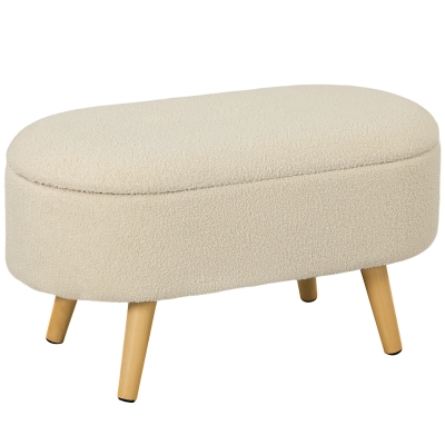Storage Ottoman 82W x 41D x 45H Cream