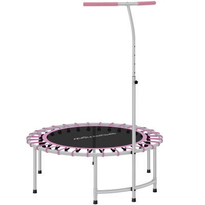 SPORTNOW Fitness Trampoline 40" Adjustable Handle Purple