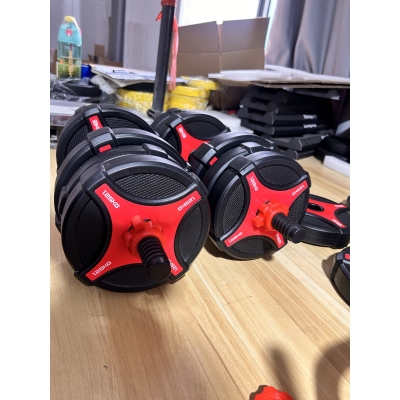 SPORTNOW Verstellbares Hantel-Set 5 in 1 30 kg, Langhantel und Kettlebell
