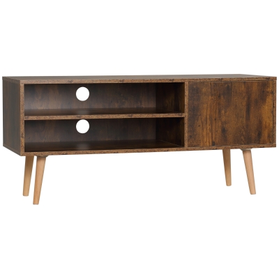 HOMCOM TV Unit Cabinet for TVs up to 55" Brown