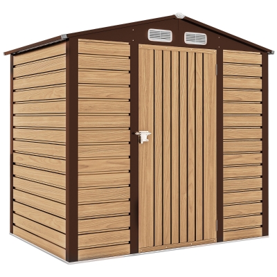 Garden Storage Shed 190W x 131D x 188Hcm Oak