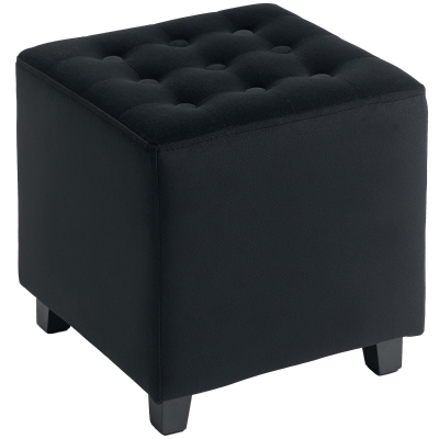 Footstool 35W x 35D x 35Hcm Charcoal grey