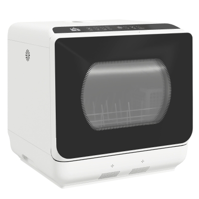 HOMCOM Mini Lave-Vaisselle 4 Couverts Réservoir 6L Blanc