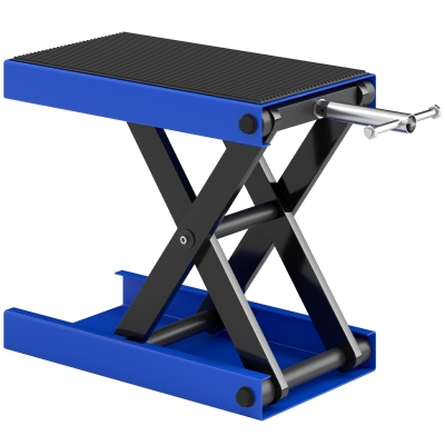 DURHAND Cavalletto Alzamoto Pieghevole e Antiscivolo Blu e Nero