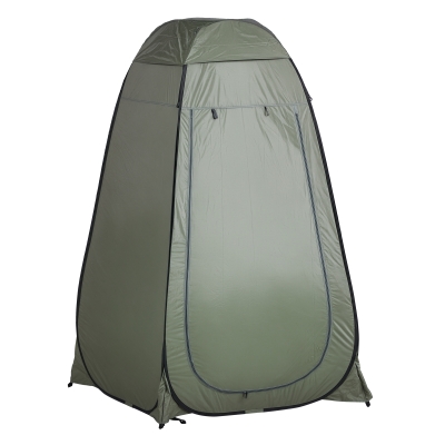 Outsunny Tienda de Ducha Pop-Up Tienda de Privacidad Portátil Tienda Instantánea  con Bolsa de Transporte para Baño Vestuario Cambiador 120x120x190 cm Verde