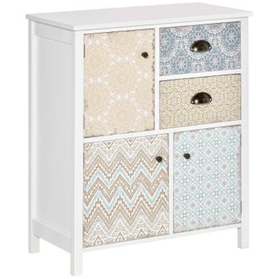HOMCOM Storage Chest Sideboard Shabby Chic  Bedroom Unit