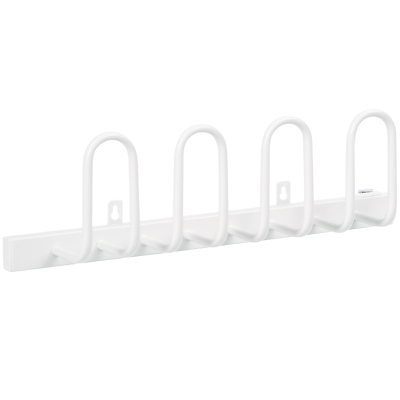 HOMCOM Wall-Mounted Electric Shoe Dryer for Boots, White