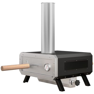 Outsunny Portable Wood Pellet Pizza Oven 12" Outdoor