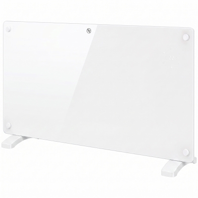 HOMCOM Smart Panel Heater 1500W Wall Mounted/Freestanding White