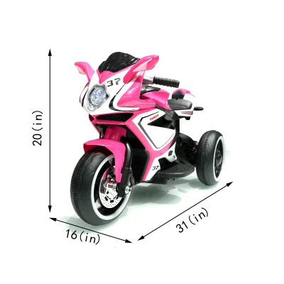 Moto elettrica per bambini, Rosa