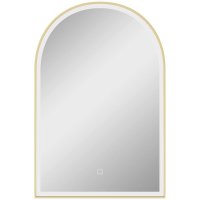 HOMCOM Miroir LED Salle de Bain 90x60cm Désembuage Tactile