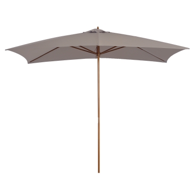 Outsunny Parasol Rectangulaire 3x2m Gris
