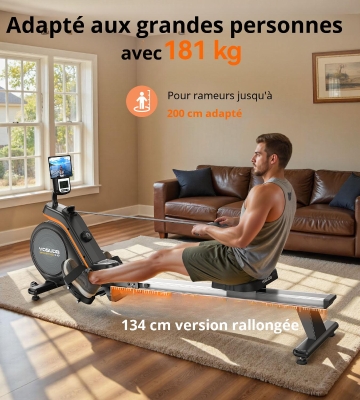 Rameur magnétique, Noir