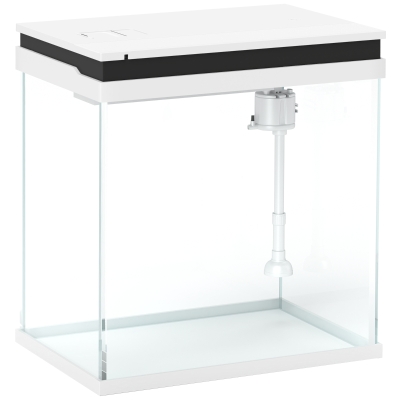 fish tank 30L x 20W x 33Hcm White