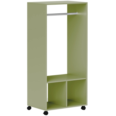 Open Wardrobe 60cm x 40cm x 128cm Green