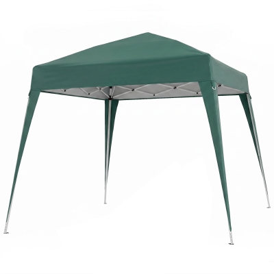 Outsunny Partytent 3 x 3 m inklapbare partytent opvouwbare tent paviljoen tuintent draagbaar 2 kleuren
