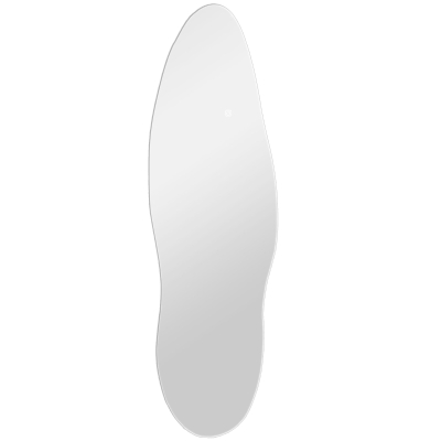 HOMCOM Espelho de Pé com Luzes LED 40x120 cm Espelho de Parede com Iluminação em 3 Cores Função de Memória e Controlo Tátil Transparente