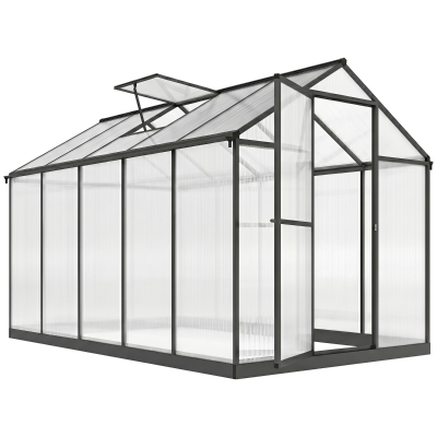 Outsunny Serre Aluminium Polycarbonate 303x183x195cm Transparent