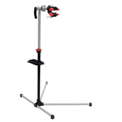 HOMCOM Height Adjustable Bike Repair Stand with Tool Tray