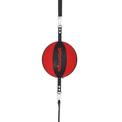 SPORTNOW Soporte de boxeo doble extremo para entrenamiento con cuerda bungee, hebilla ajustable, montaje clip-on
