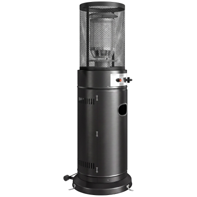 Outsunny Gas Patio Heater Portable Propane 11kW Mesh Black