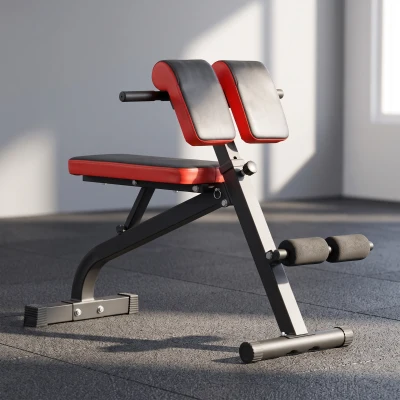 SPORTNOW Banc Musculation Pliable Réglable 8 Positions Noir