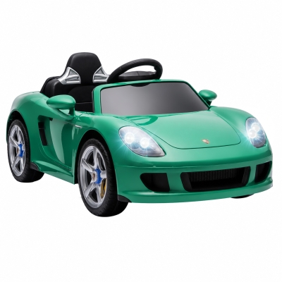 AIYAPLAY Auto Elettrica per Bambini Porsche Carrera GT, Verde