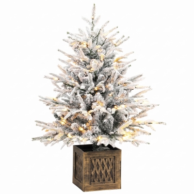 HOMCOM Prelit Table Christmas Tree 70 LED 90cm Green