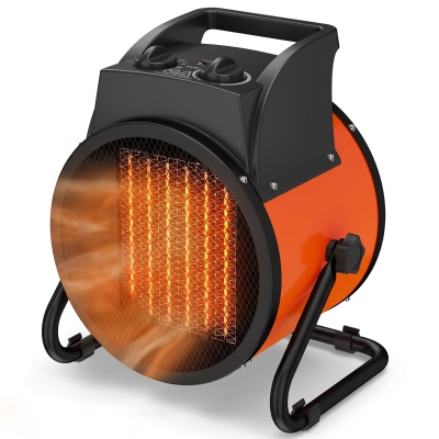 Outsunny Industrial Fan Heater 5000W Ceramic Adjustable Handle
