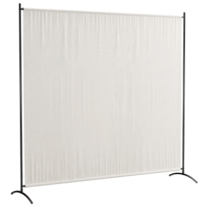Outsunny Paravent Extérieur 180H cm Beige Protection UV30+