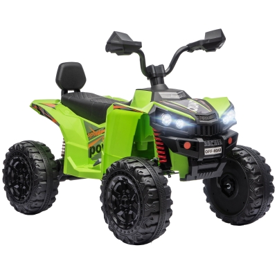 AIYAPLAY 2-Seater Electric Quad Bike Ride On Car 24V Green