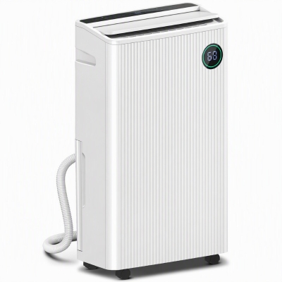 HOMCOM Portable Dehumidifier 16L/Day with Air Purifier White