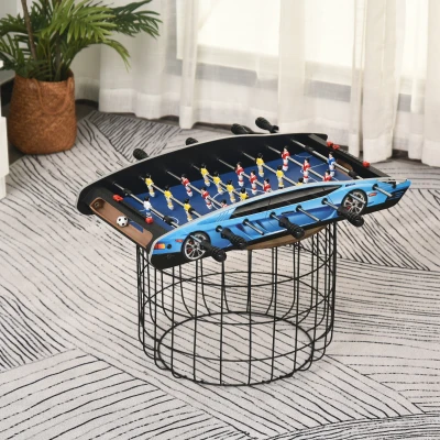 HOMCOM Mini Foosball Table 29 Inch Gaming Toy 74.5x36.1cm