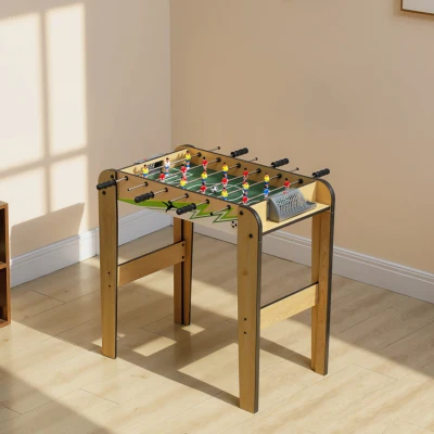 SPORTNOW Baby-foot Bois Enfants 75x66x75 cm 6 Barres 18 Joueurs