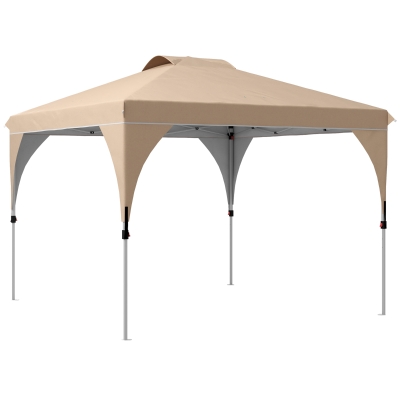 Outsunny Tonnelle 3x3m Pop-Up Hauteurs Réglables