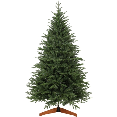 HOMCOM Sapin Artificiel 180cm 2081 Branches PE PVC Support Bois