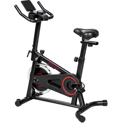 SPORTNOW Cyclette da Casa con Sella Regolabile, Nero