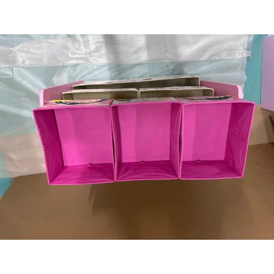 AIYAPLAY Mobile Portagiochi per Bambini con 6 Contenitori, Rosa
