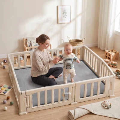 AIYAPLAY Baby Foam Play Mat 3CM Thick 127x127cm Dark Grey