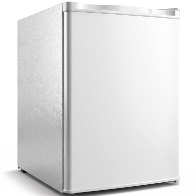 HOMCOM Mini-vriezer 59,1 l, tafelmodel, omkeerbare deur, uitneembare planken, instelbare temperatuur, wit