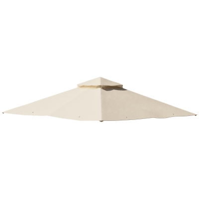 Outsunny 3x3m Replacement Gazebo Canopy Beige (Top Only)