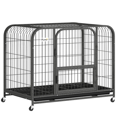 PawHut Heavy-Duty Dog Crate Large Cage 93x58x76cm