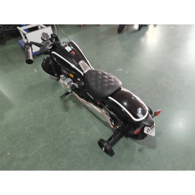 AIYAPLAY Moto Électrique Enfant BMW R18 12V Noire 3-8 Ans