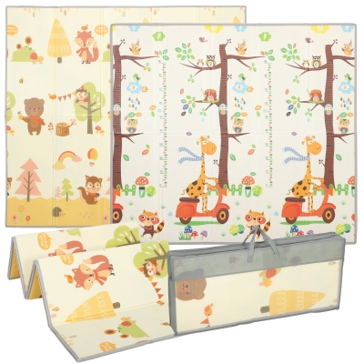 AIYAPLAY Foldable Baby Play Mat Waterproof Non-Slip 200x180cm