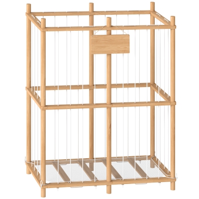 AIYAPLAY Étagère Bois Jouets Enfant 76x40x94,5cm Naturel
