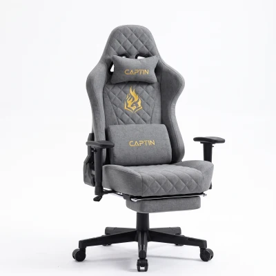 Sedia gaming ergonomica, Grigio