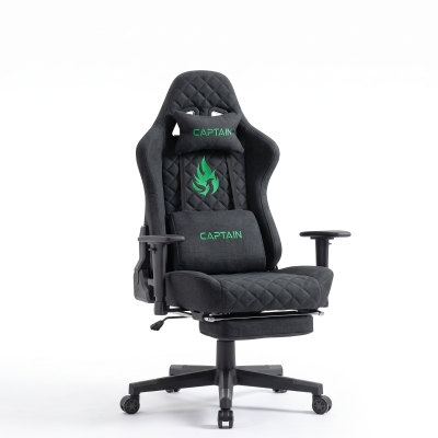 Sedia gaming ergonomica, Nero