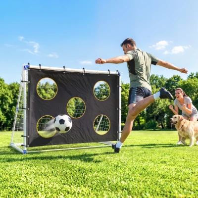 SPORTNOW Portable Football Goal Tetoron 183x96x130cm