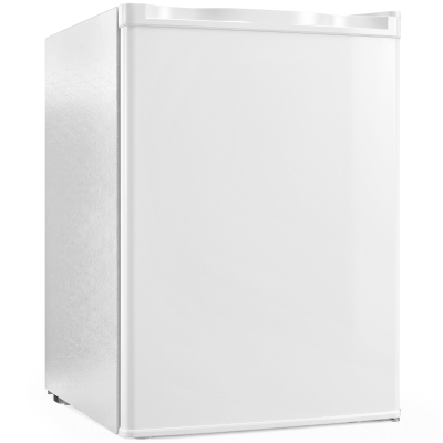 HOMCOM Minikoelkast met vriesvak, instelbare thermostaat, kleine koelkast, 1-deurs, 72,5 liter, wit