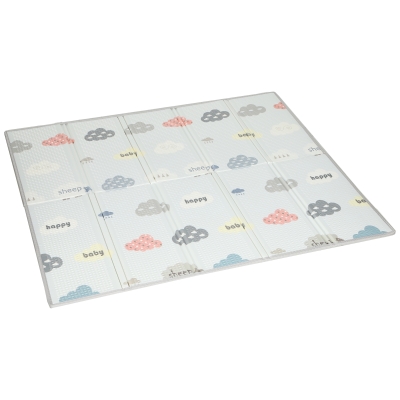 AIYAPLAY Tapis de Jeu Bébé Pliable 194x176,5cm Mousse Multicolore